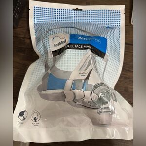 ResMed AirFit F20 Full Face Mask — Blue & White